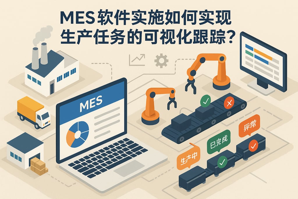 MES 软件实施如何实现生产任务的可视化跟踪？